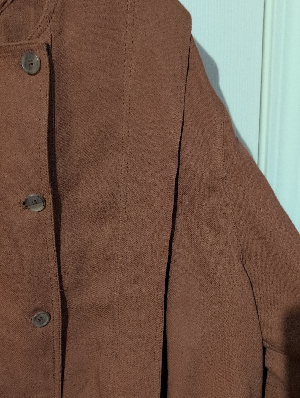 NWT ZARA Rust Button Jacket - Picture 8 of 16